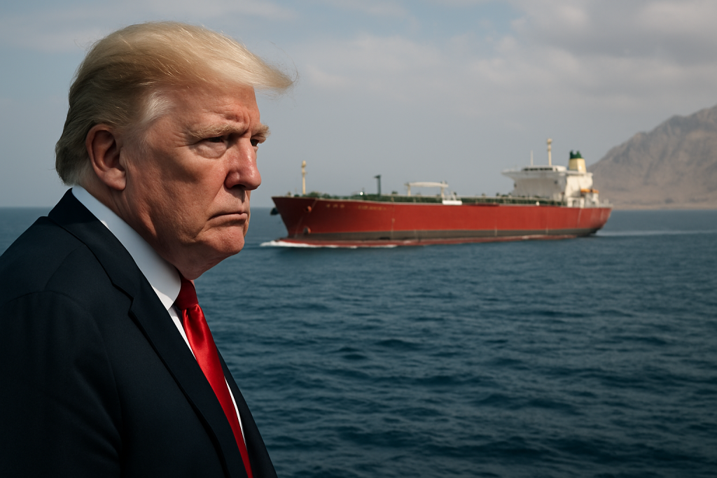 Trump warns Iran over Hormuz as oil prices drop on renewed deal hopes