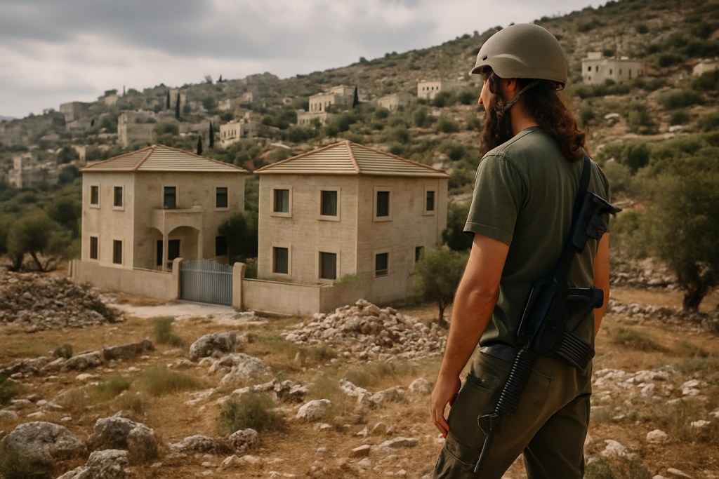 Settlers remain near besieged Palestinian homes in West Bank village, reports say