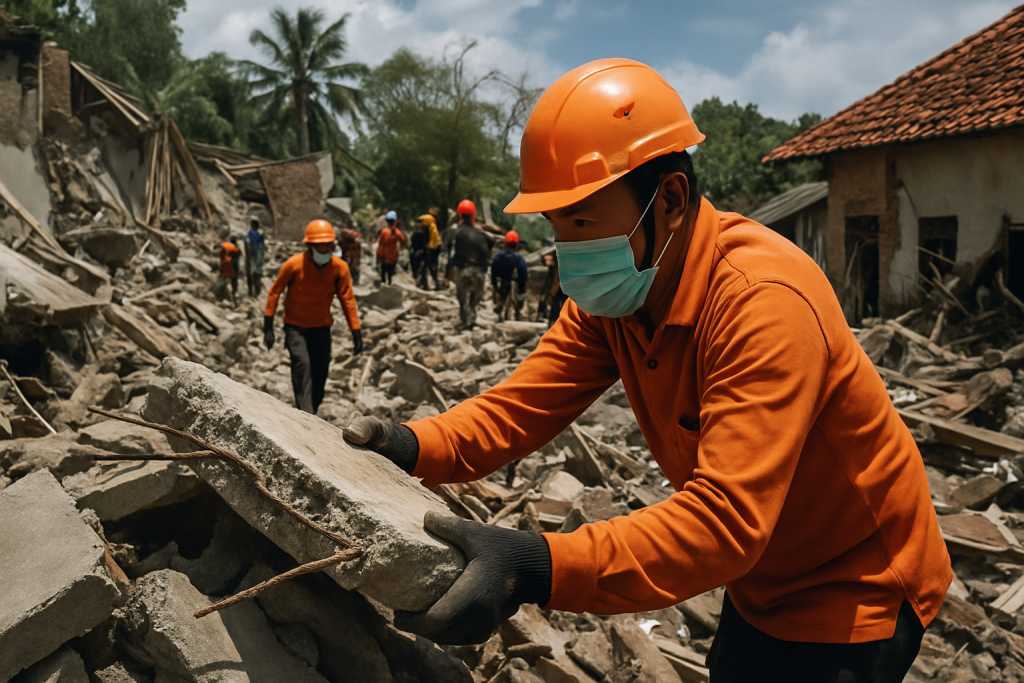 Indonesia earthquake kills at least 38 as rescue teams search Flores