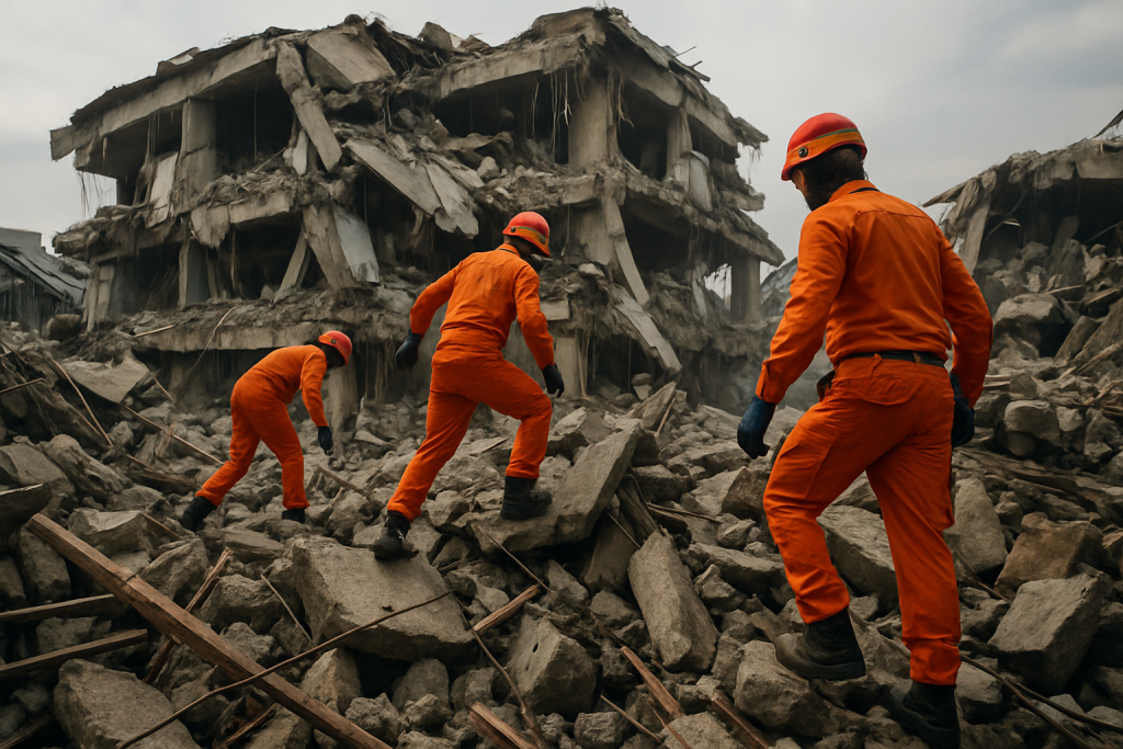 Rescuers Search for Survivors After Deadly 7.7 Earthquake in Indonesia