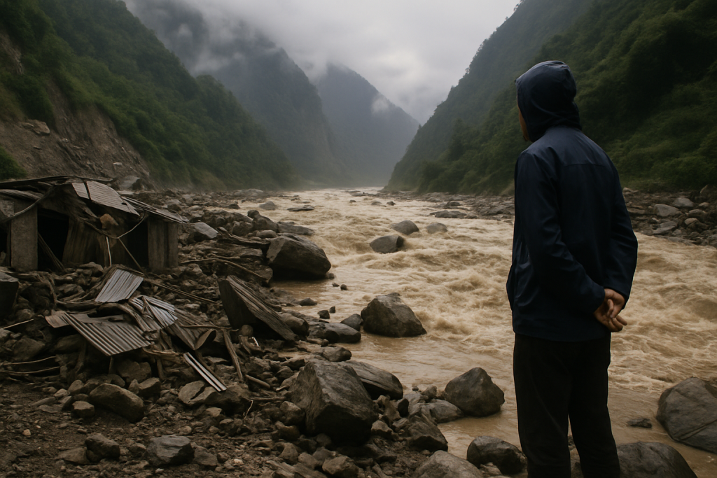 At least 17 dead and hundreds unaccounted for after Nepal-Tibet border flood