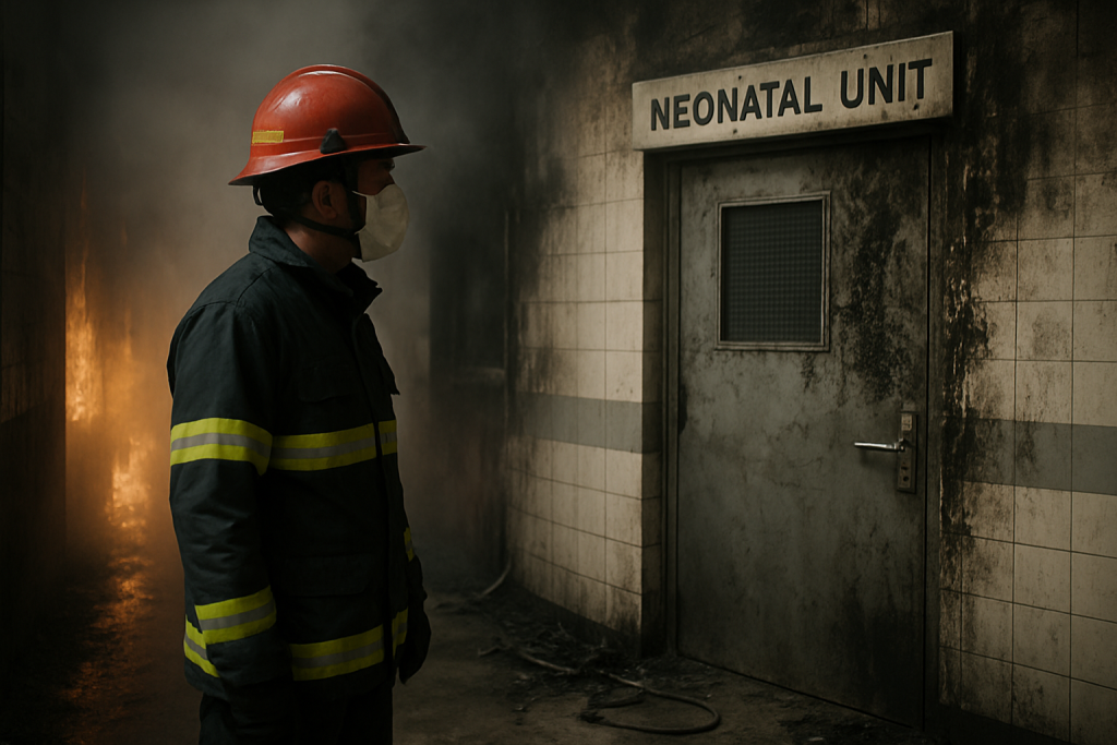 Witnesses allege delayed rescue and locked ward door in Pakistan hospital fire
