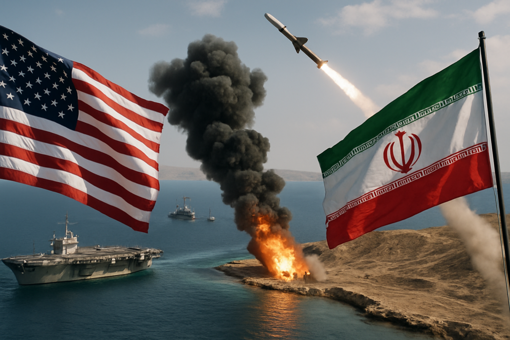 US and Iran exchange strikes after attack on Larak Island